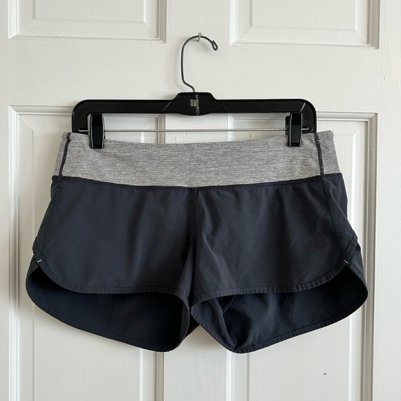 lululemon athletica Pants - Lululemon | Grey speed up shorts size 8 running lined
